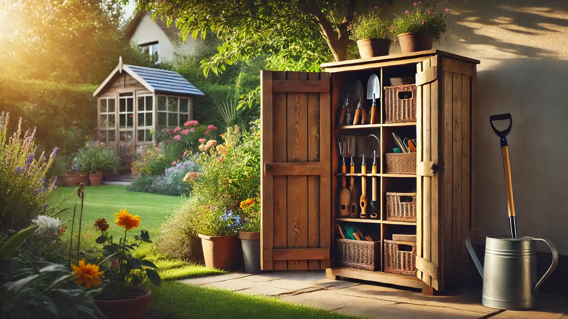 Armoire extérieur jardin : rangement pratique et durable